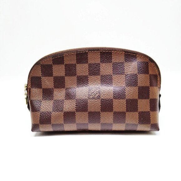 Louis Vuitton Cosmetic Pouch Pochette Cosmetic Brown mon585-103125 - Picture 1 of 16